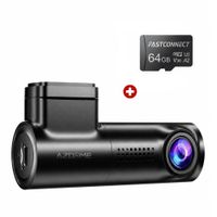 Cámara para autos dashcam Azdome M330, 1080P, Wi-Fi, negro + micro SD 64GB